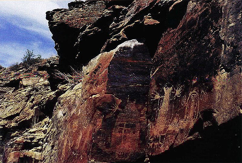 Wyoming petroglyphs. Photograph by Michael Bies.