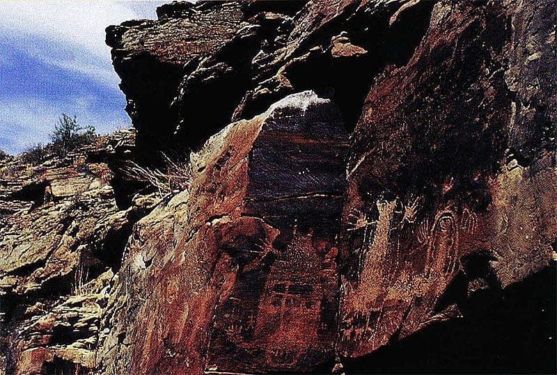 Wyoming petroglyphs. Photograph by Michael Bies.