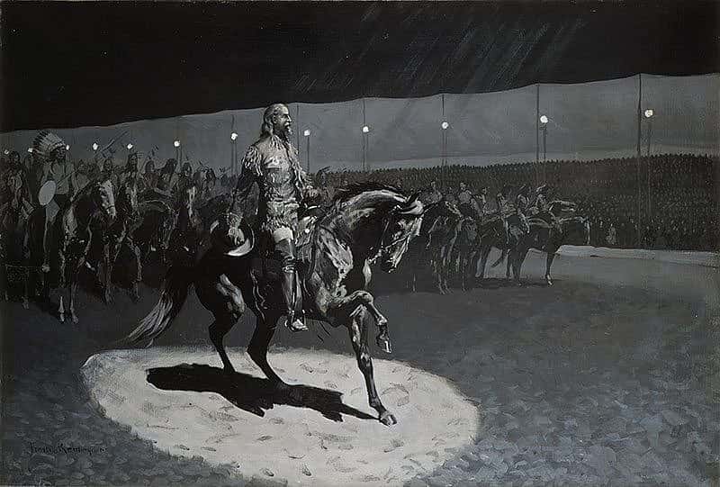 Frederic Remington's "Buffalo Bill in the Limelight." 23.71