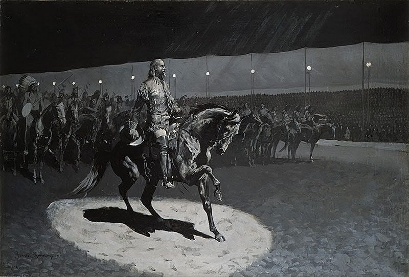 Frederic Remington's "Buffalo Bill in the Limelight." 23.71