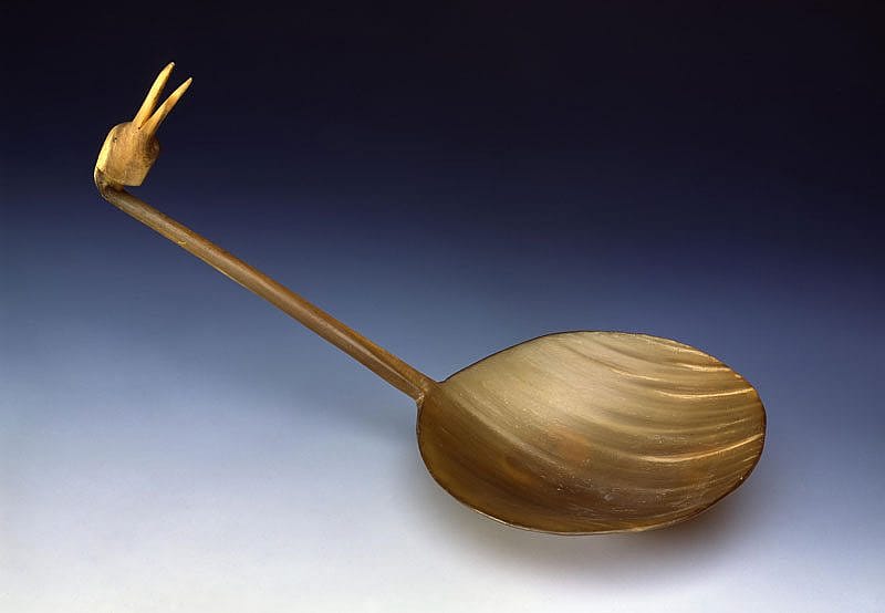 Horn spoon, Lakota. Dr. Robert L. Anderson Collection. NA.106.313