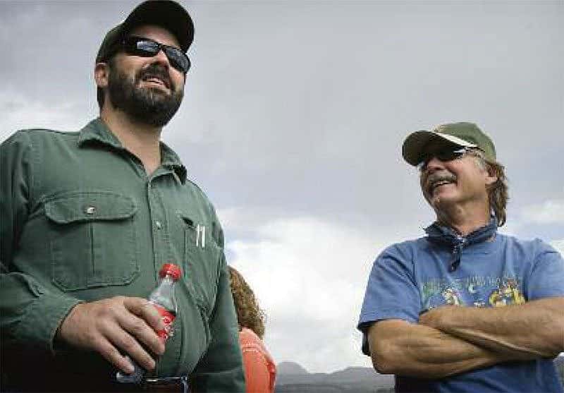 Northwest College professors Jeremy Johnston, left, and Burt Bradley.