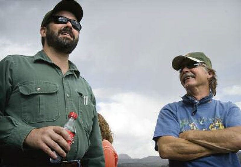 Northwest College professors Jeremy Johnston, left, and Burt Bradley.