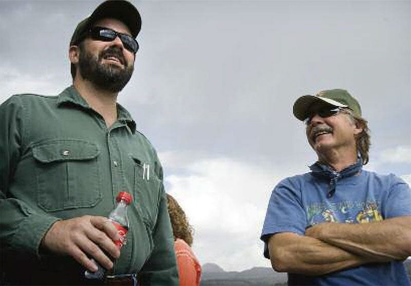 Northwest College professors Jeremy Johnston, left, and Burt Bradley.