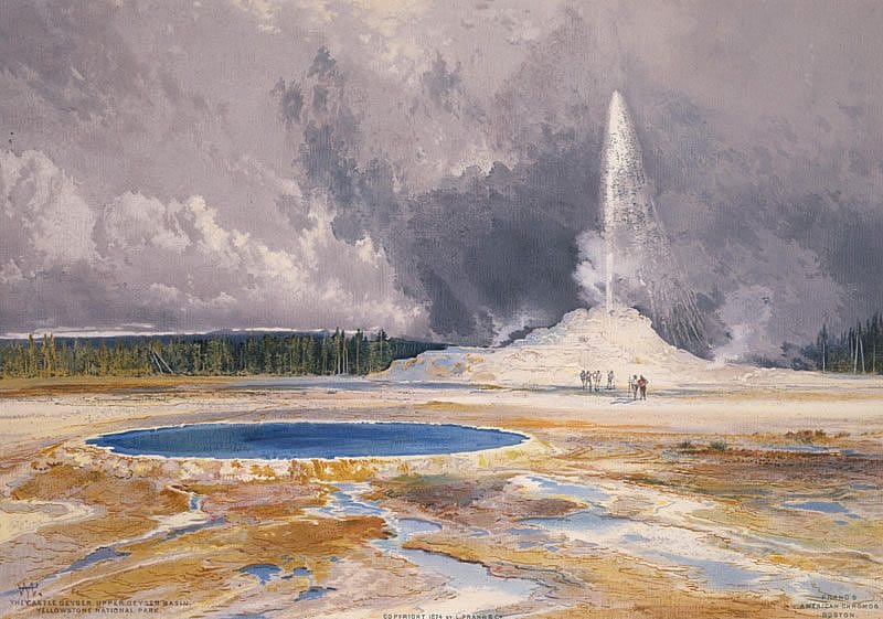 'Castle Geyser' by Thomas Moran. 18.71.3