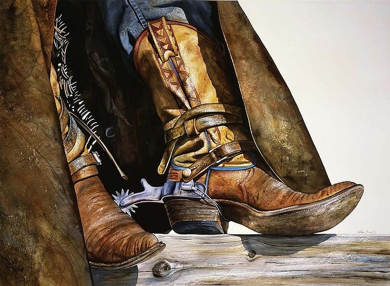 Nelson Boren (b. 1952). Kick’n Back, 1995. Watercolor on paper. Gift of The Alexander Bodini Foundation, in memory of Alexander Bodini. 4.96