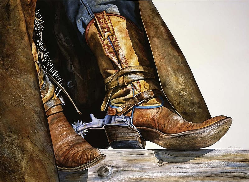 Nelson Boren (b. 1952). Kick’n Back, 1995. Watercolor on paper. Gift of The Alexander Bodini Foundation, in memory of Alexander Bodini. 4.96