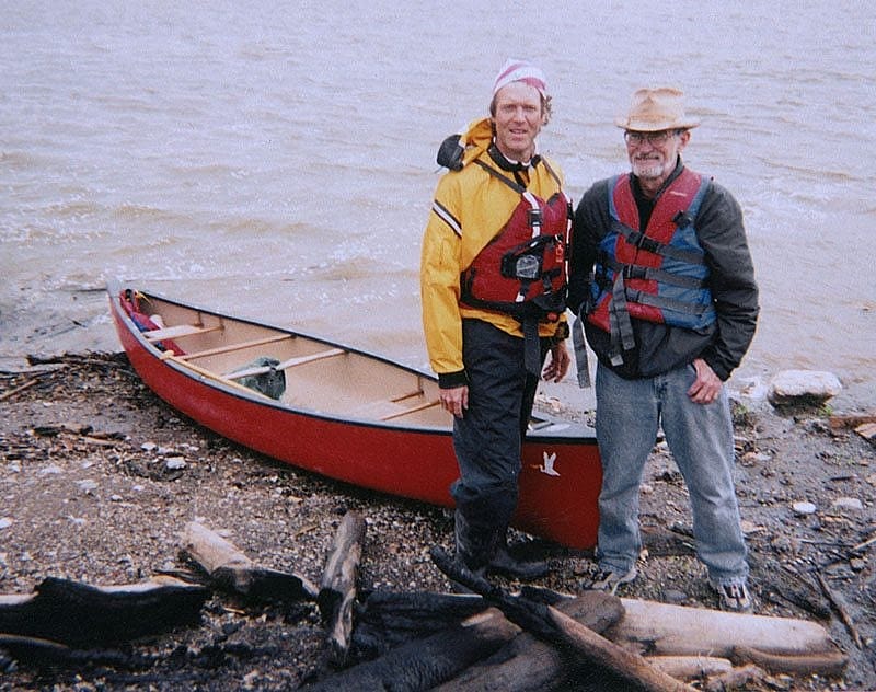 In the most bizarre of encounters, I met a man named Michael Clark who...offered me transport [across the confluence], in manning my own oar, I experienced my first of many admirations for the Corpsmen.