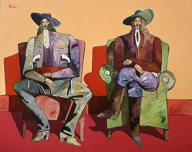 Thom Ross's "Hickok and Cody." 12.98.2