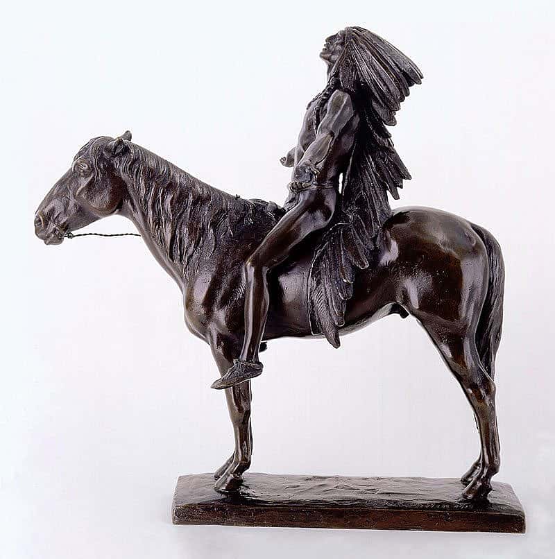 A Treasure from Our West: Cyrus E. Dallin (1861-1944). "Appeal to the Great Spirit," 1913. Bronze. Clara Peck Purchase Fund. 17.70