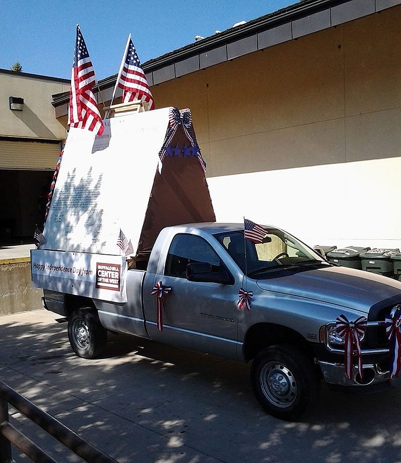 Our Freedom entry float is complete