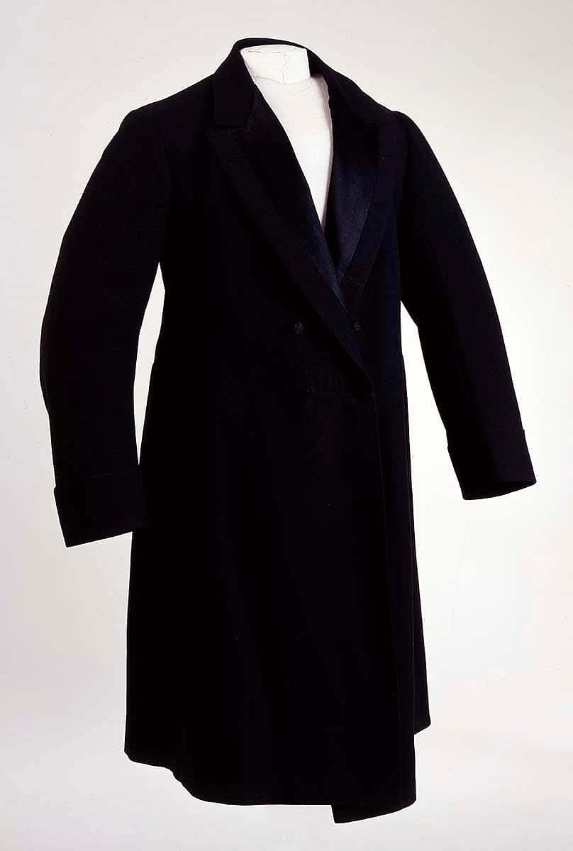 Frock coat, 1903. Made by Poole & Company, London, England. Museum Purchase, Garlow Collection. 1.69.938