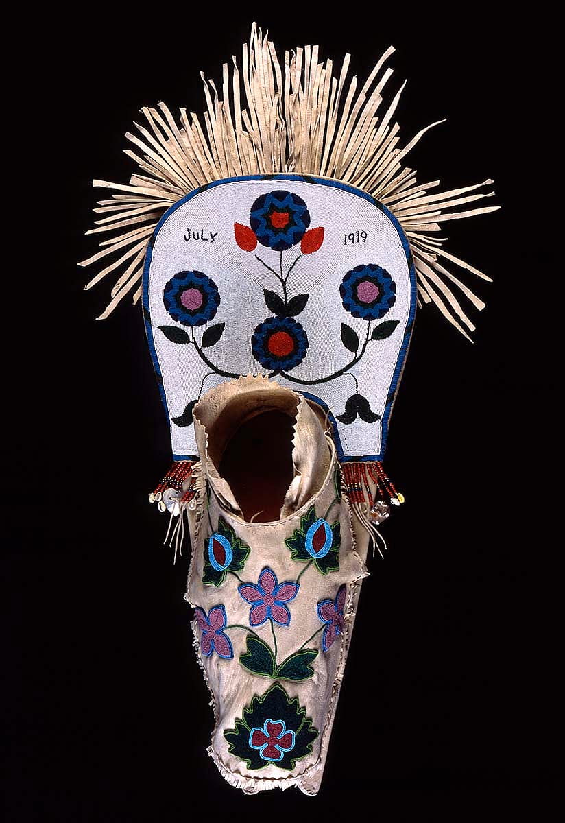 Salish Cradle, 1919.  34.5 x 15 inches. Simplot Collection. Gift of J.R. Simplot, NA.111.57