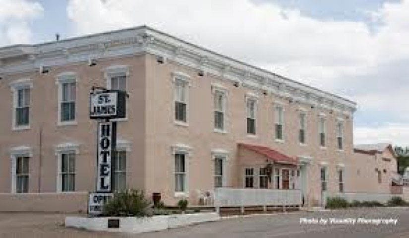 Present-day St. James Hotel