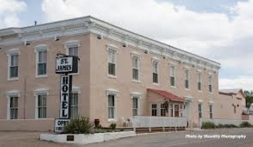 Present-day St. James Hotel