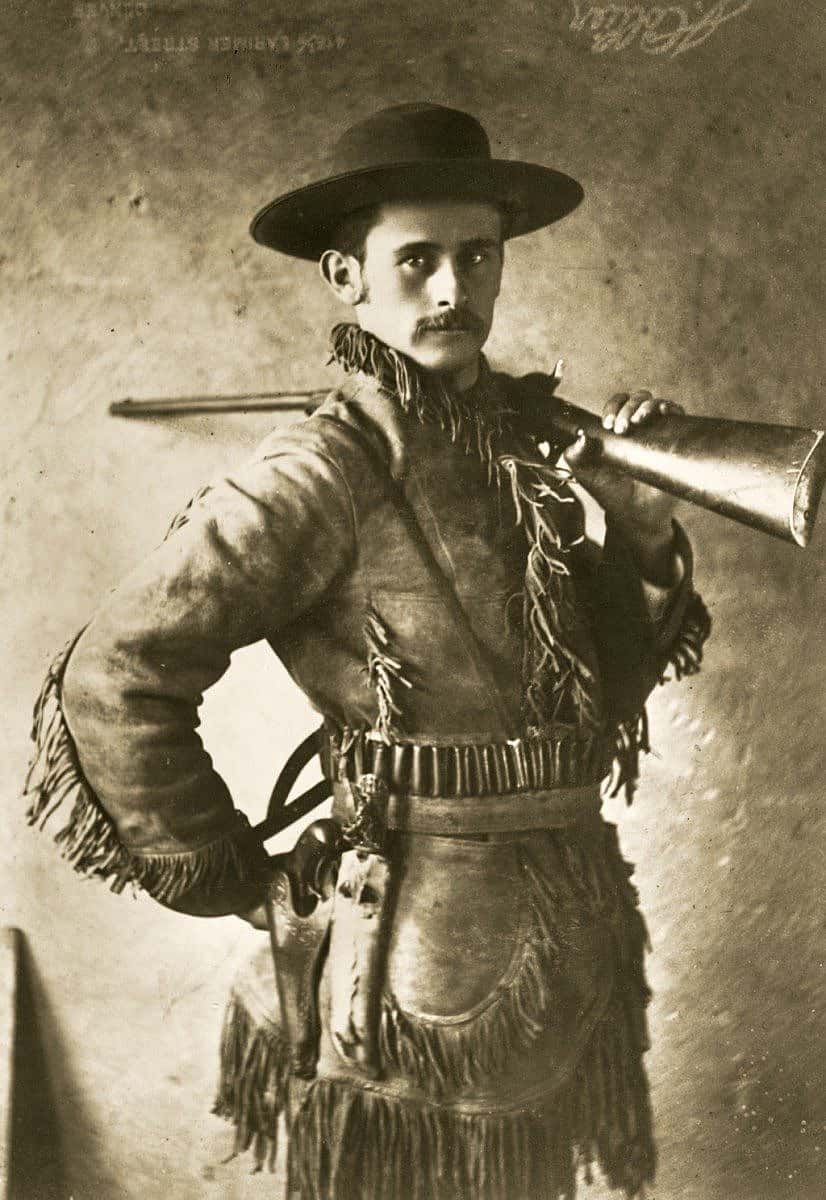 Portrait of Proctor, a self titled Sculptor in Buckskin.