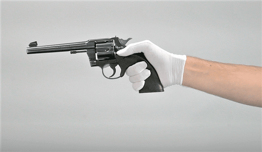 Colt Officer's Model target pistol.