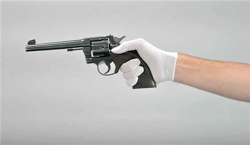 Colt Officer's Model target pistol.