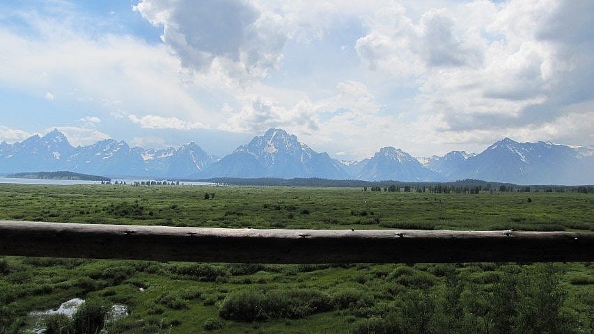 View of the Tetons