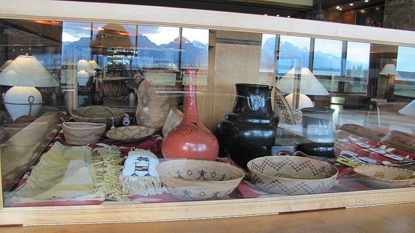 Lobby case of Grand Teton Lodging Collections
