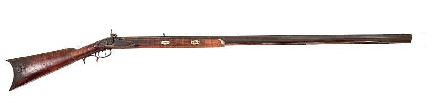 John Phillip Gemmer .38 caliber Hawken Rifle, 1864-1880