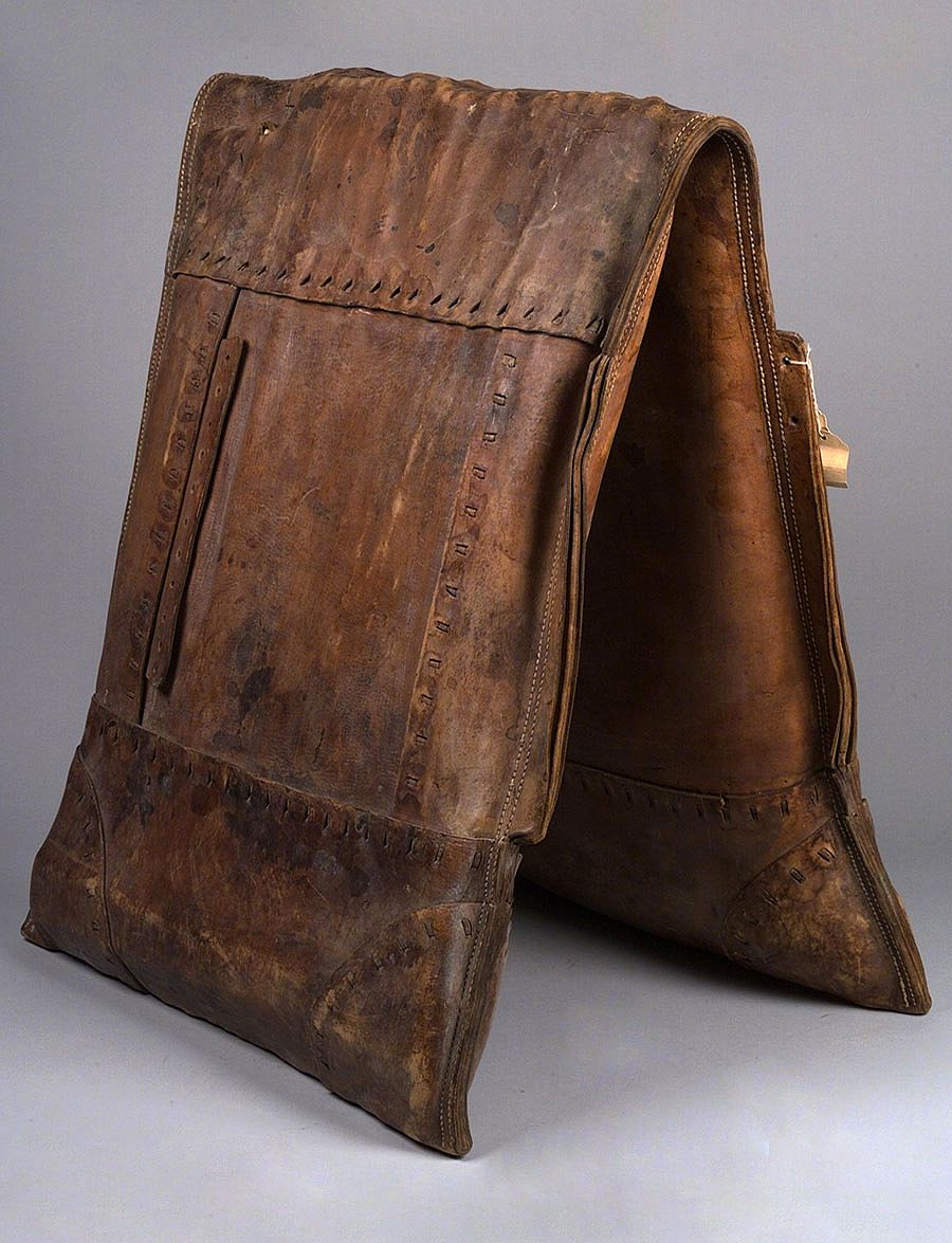 Military pack saddle piece, ca. 1905. Gift of Mr. Hugh Lenox Scott, II. 1.69.812