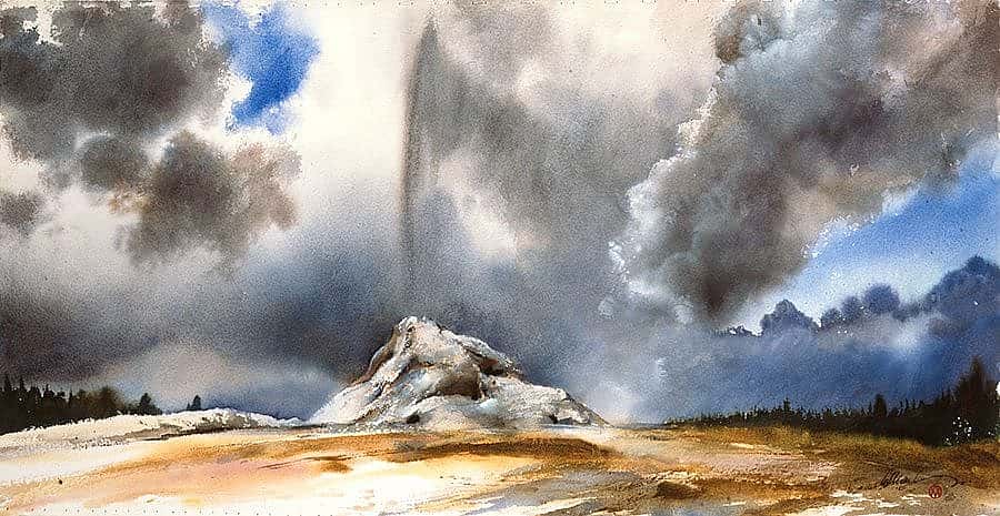 William Matthews's "Thermal Spigot, Yellowstone," 1998. Gift of the Jeannette and H. Peter Kriendler Charitable Trust. 7.98