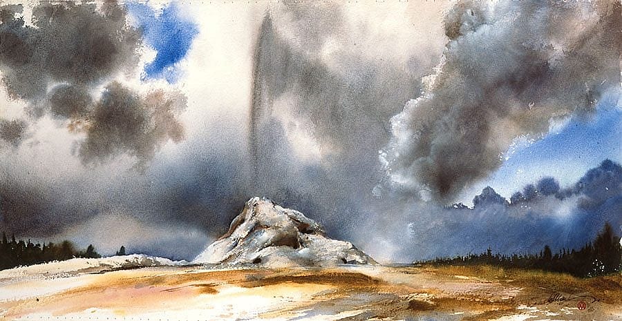 William Matthews's "Thermal Spigot, Yellowstone," 1998. Gift of the Jeannette and H. Peter Kriendler Charitable Trust. 7.98
