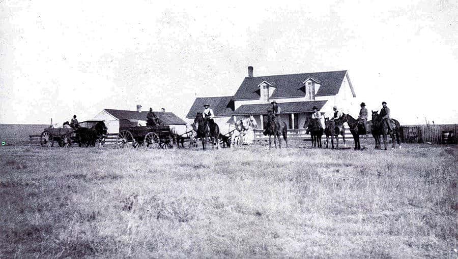 N.C. Wyeth (1882-1945). "Hashknife Ranch," October 1904. Photograph courtesy Colorado Historical Society. F26,282