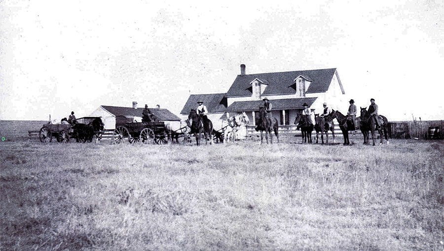 N.C. Wyeth (1882-1945). "Hashknife Ranch," October 1904. Photograph courtesy Colorado Historical Society. F26,282