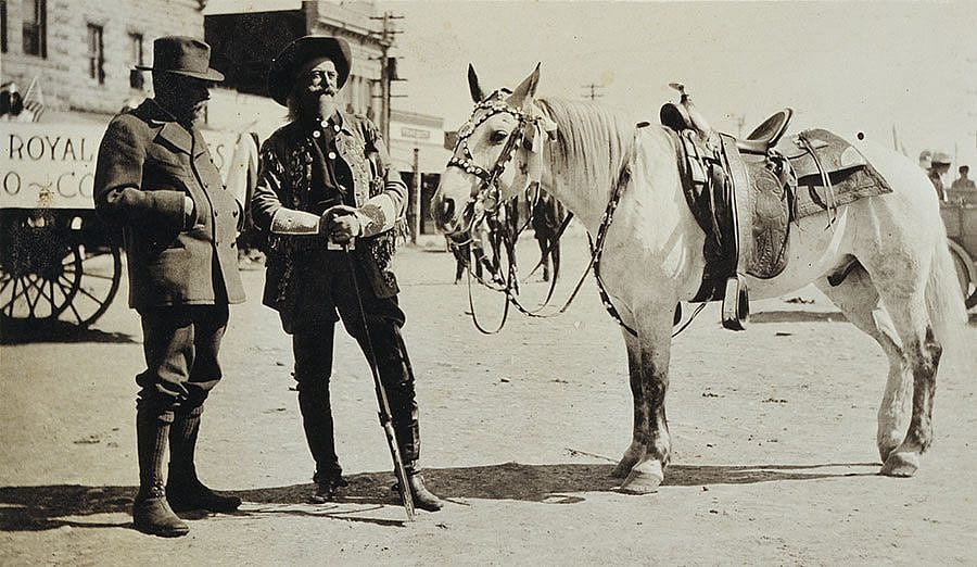 A Treasure from Our West: Photograph, Prince Albert I and Buffalo Bill. P.69.1577