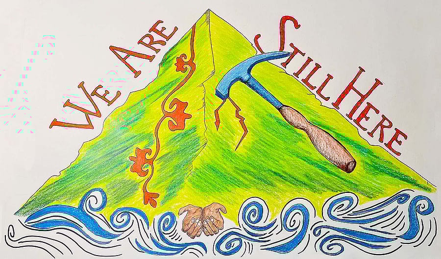 Sarah Ortegon artwork, We Are Still Here.