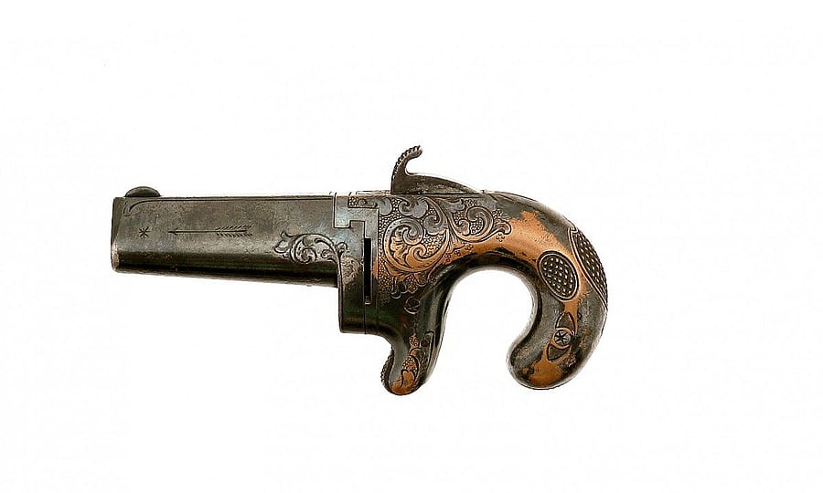 Moore's Patent Firearms Co. No. 1 Derringer, .41 rimfire; Gift of Olin Corporation, Winchester Arms Collection. 1988.8.960