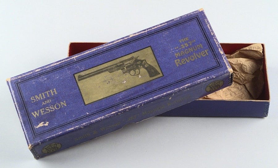 Smith & Wesson .357 Magnum Revolver box. 1.69.2793.2