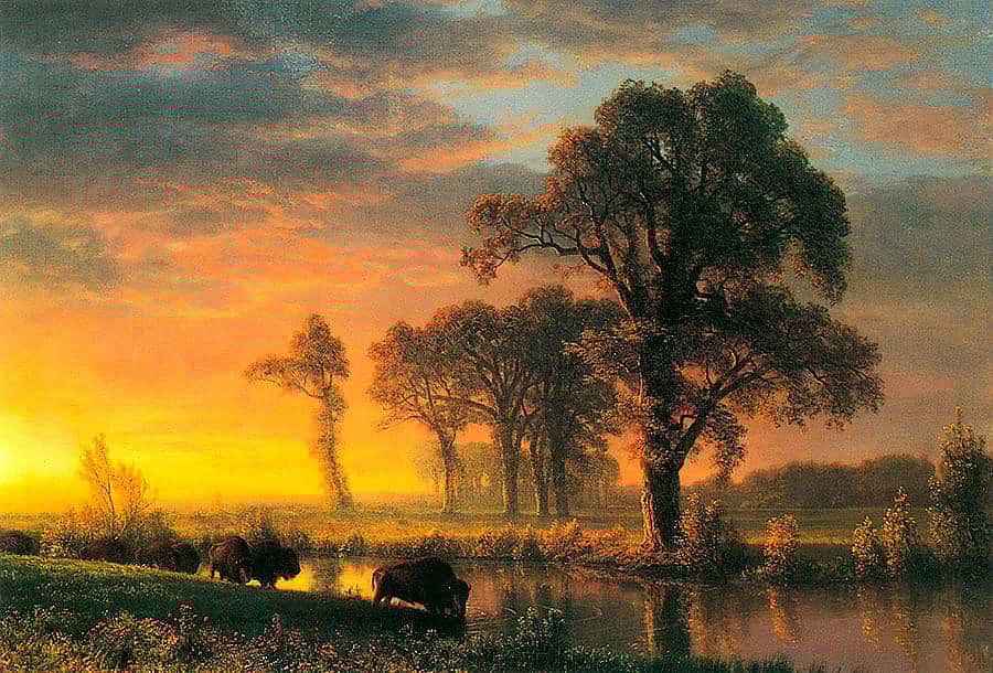 Fig. 7, "Western Kansas," 1876. Oil on canvas. Private collection.