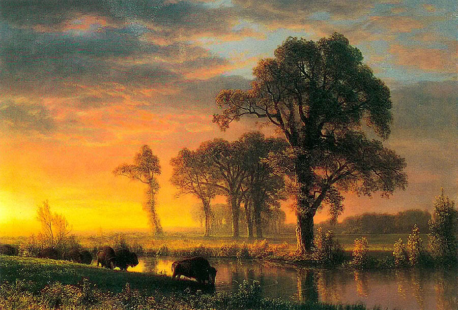 Fig. 7, "Western Kansas," 1876. Oil on canvas. Private collection.