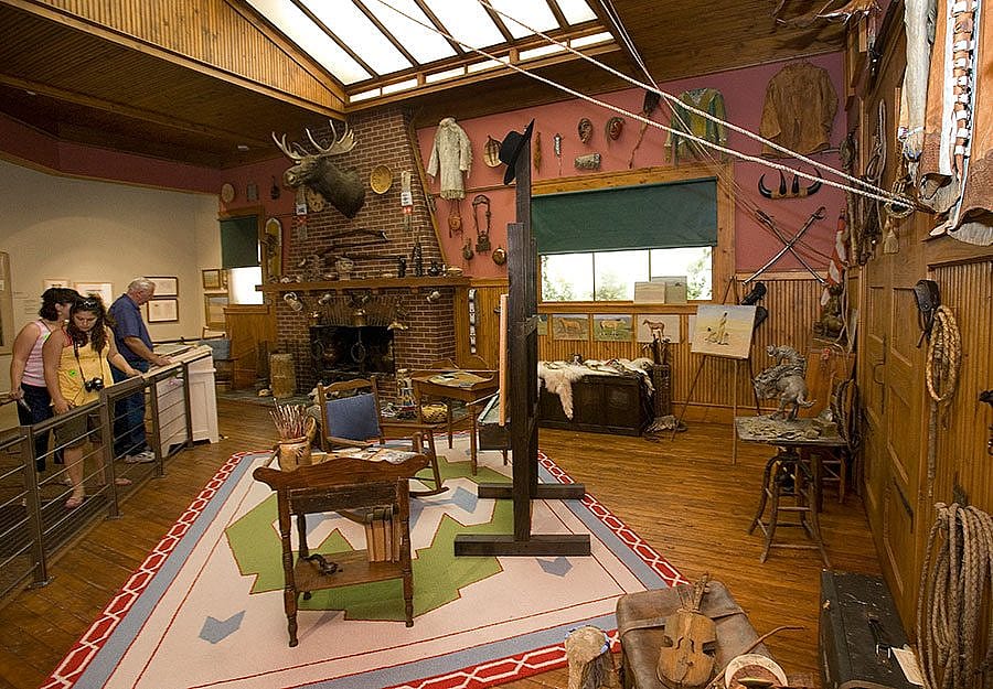 About half the Center's water usage goes toward humidification to preserve objects and exhibits such as the Frederic Remington Studio.