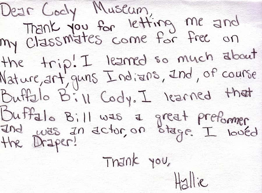 Thank You for MILES; Museum Experiences for Students