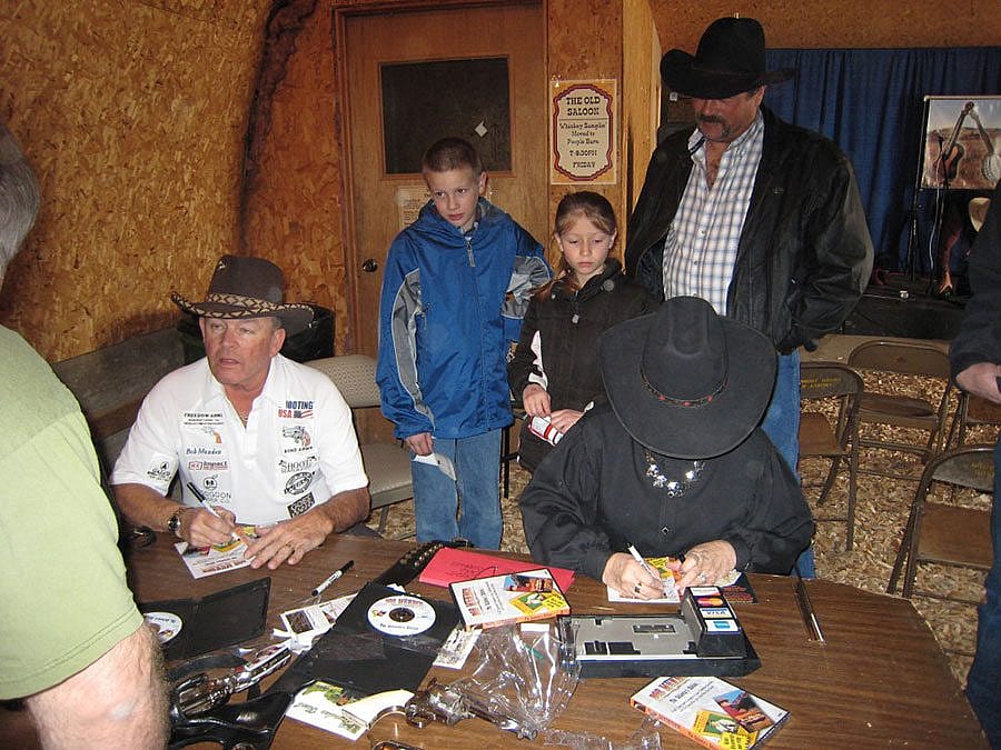 2007: Signing Autographs at the Winter Fair Sport Show in Montana