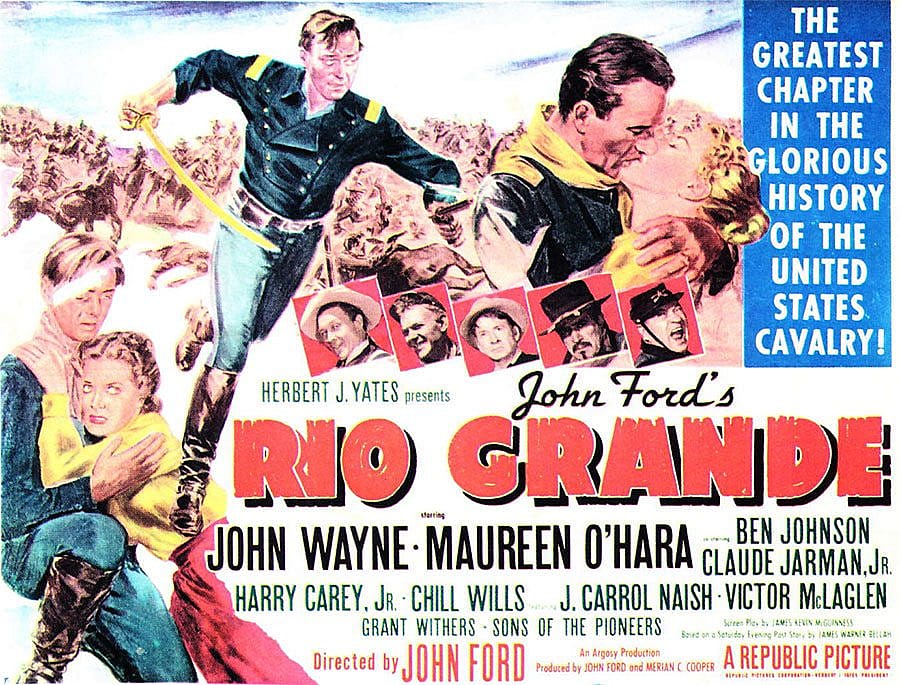 "Rio Grande" poster, 1950.