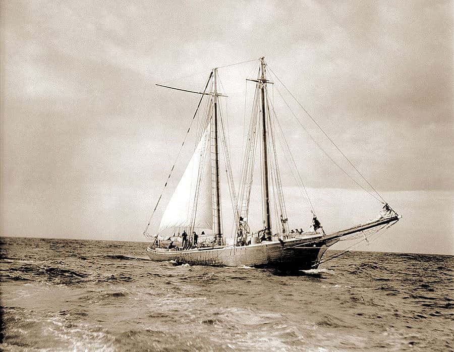 Schooner Morrissey. Harold McCracken expedition photo exhibition. N322#A1012V