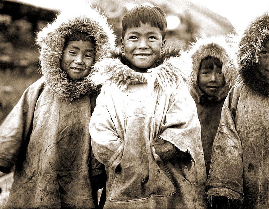 Little Diomede. Harold McCracken expedition photo exhibition. N230#I1373V