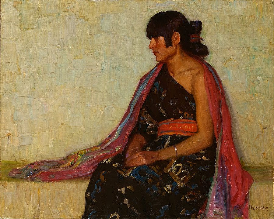 A Treasure from Our West: "Crucita" by Joseph Henry Sharp. 25.65