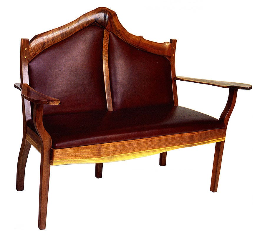 "Teton Setee" by John Gallis, Cody, Wyoming. From the 2001 exhibition Cody Style. 1.69.5879