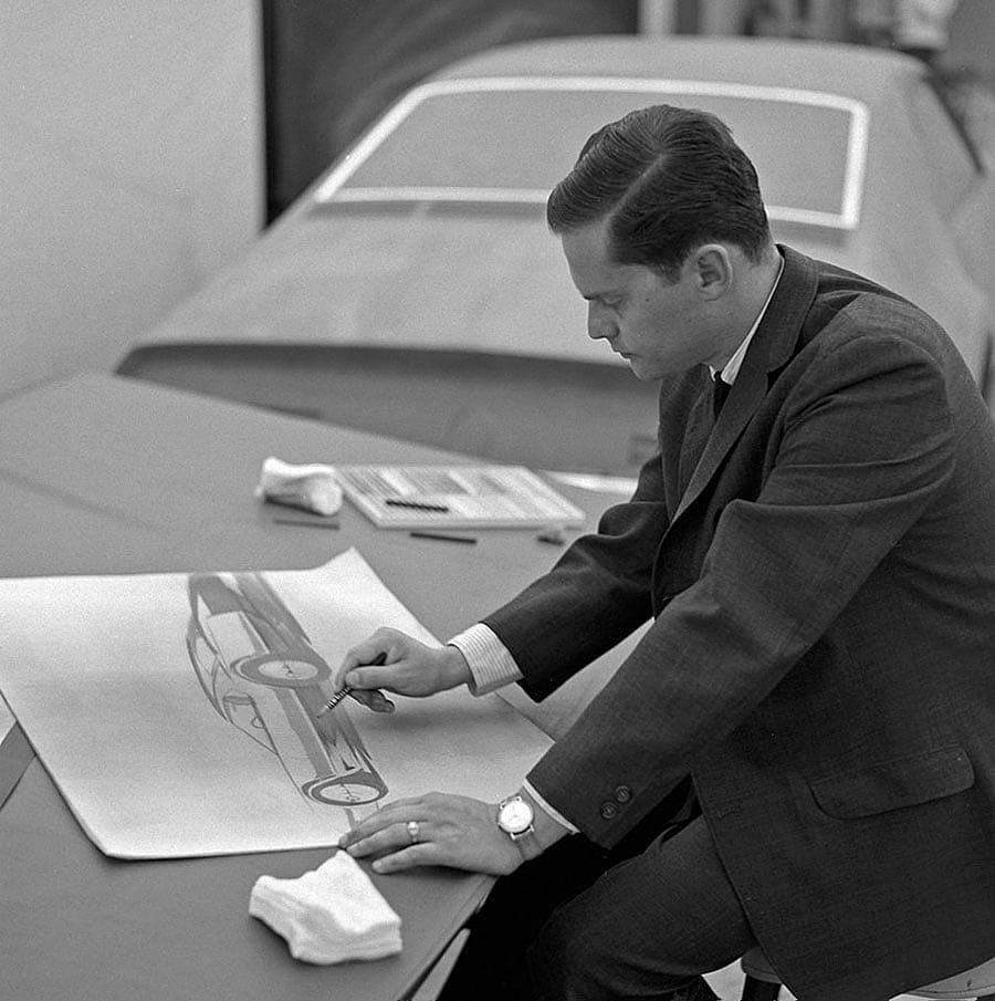 David North at work at General Motors.