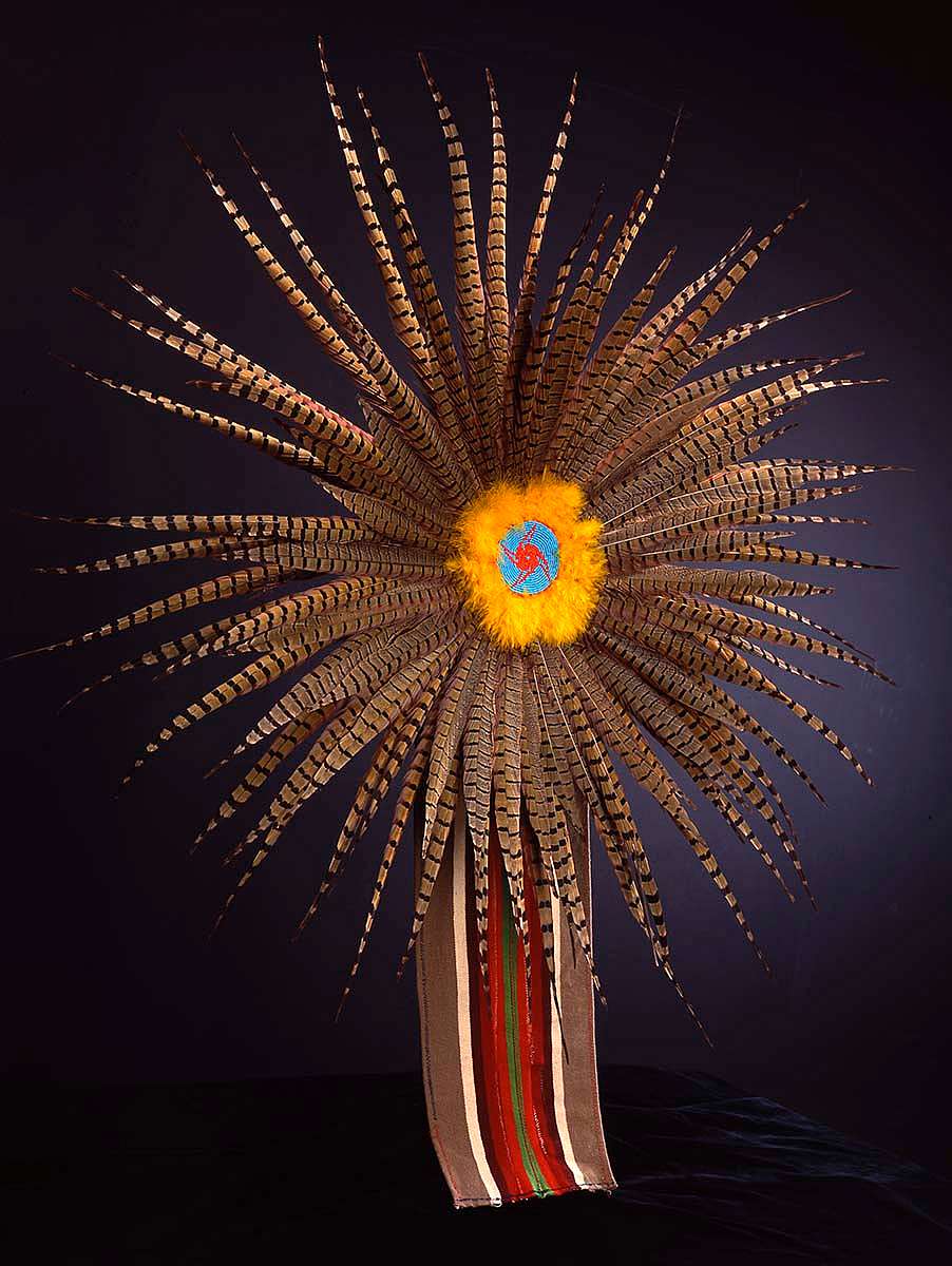Feather dance bustle, ca. 1987. Sioux, Canada. NA.203.795