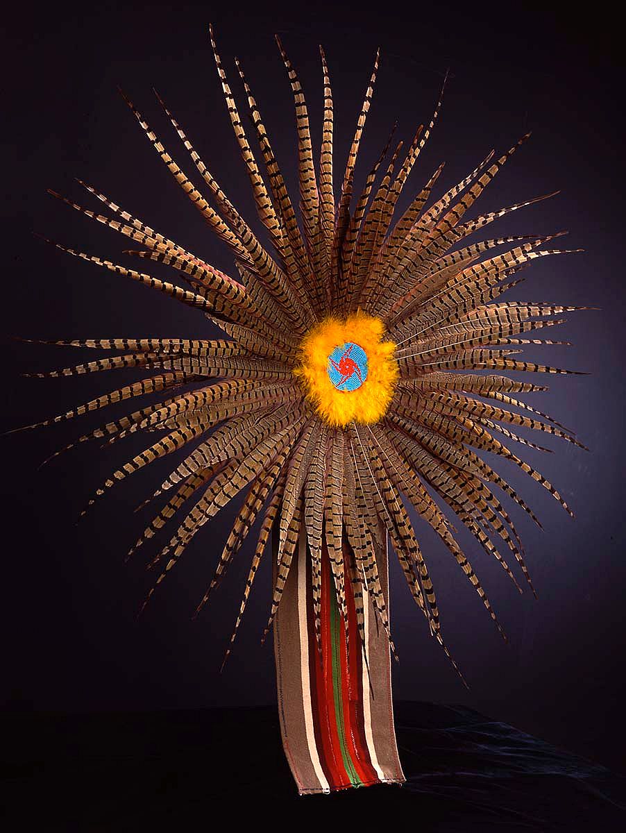 Feather dance bustle, ca. 1987. Sioux, Canada. NA.203.795