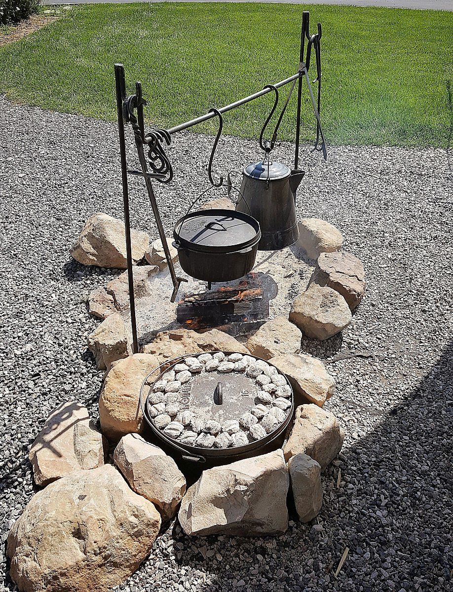 The Buffalo Bill Center of The West Chuckwagon Campfire and Dutch oven cooking!
