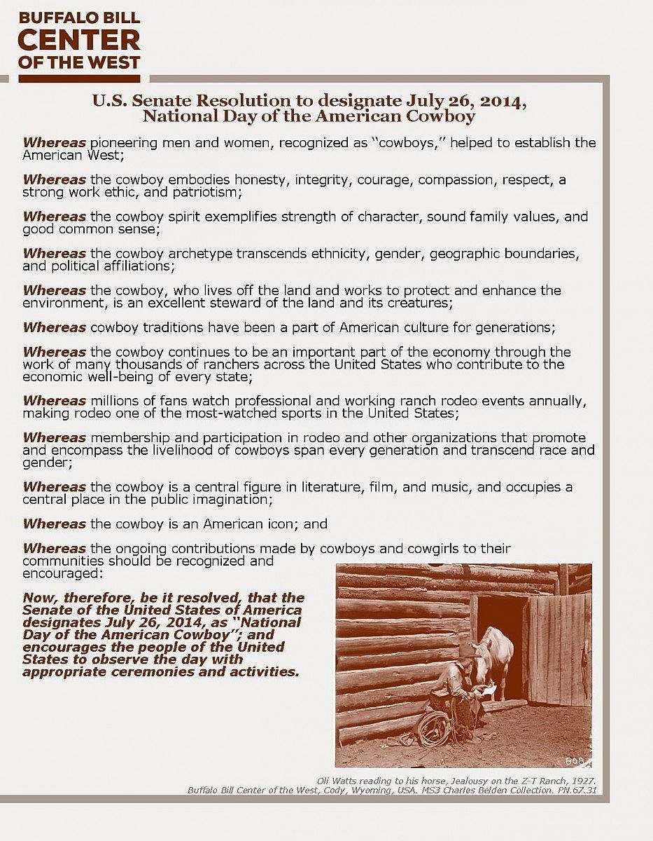 National Day of the American Cowboy