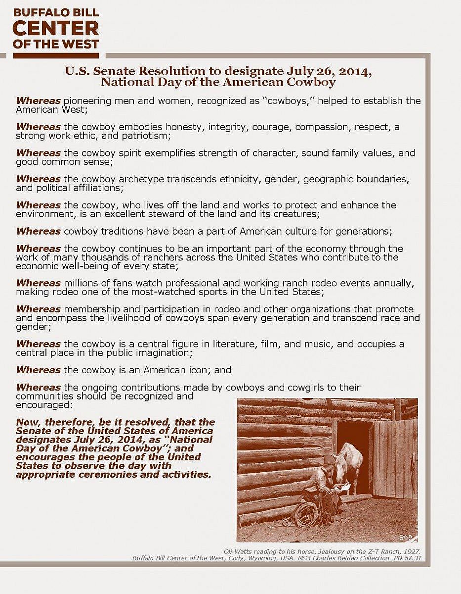 National Day of the American Cowboy